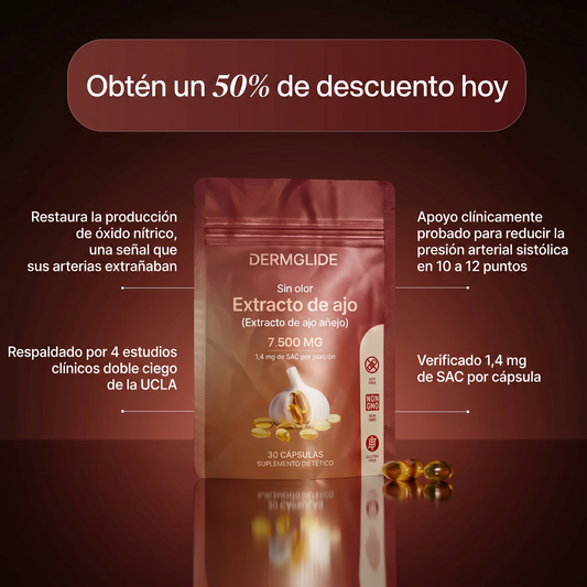 Extracto de ajo envejecido — apoyo incluso antes de recurrir a medicamentos con receta.