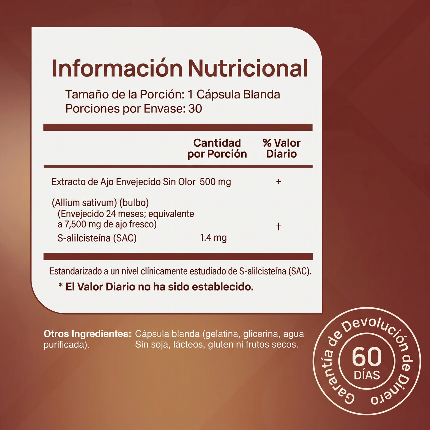 Extracto de ajo envejecido — apoyo incluso antes de recurrir a medicamentos con receta.
